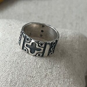 Sterling Silver Wide Band 10.75